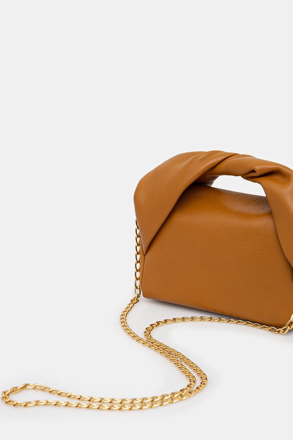 Accessories JW Anderson handbag Small Twister Bag HB0643.LA0088.604 brown
