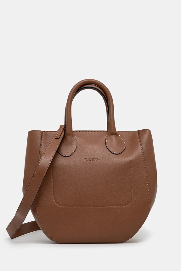 JW Anderson handbag Small Punch Tote grain leather brown HB0680.LA0250.621