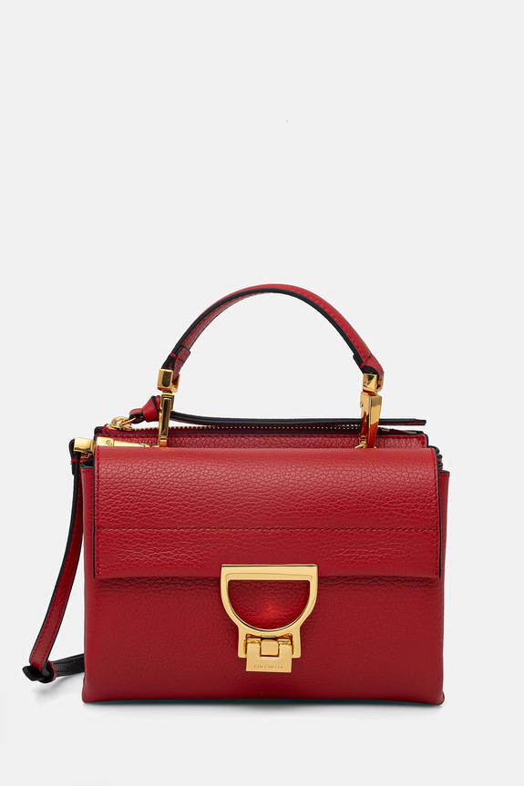 Δερμάτινη τσάντα Coccinelle ARLETTIS κόκκινο MD5.55.B7.01