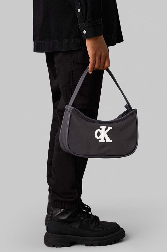 Παιδική τσάντα Calvin Klein Jeans IU0IU00684.9BYH μαύρο