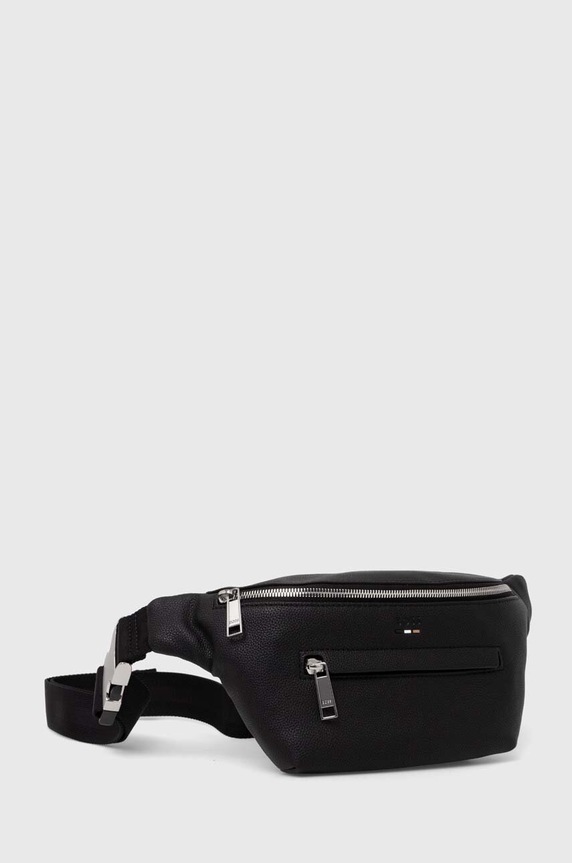Ľadvinka BOSS Ray_Beltbag 50523434 čierna AW24