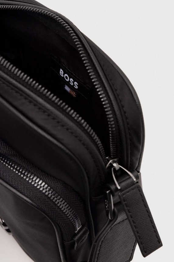 BOSS borsetă B_Icon_NS Crossb 50523462 negru