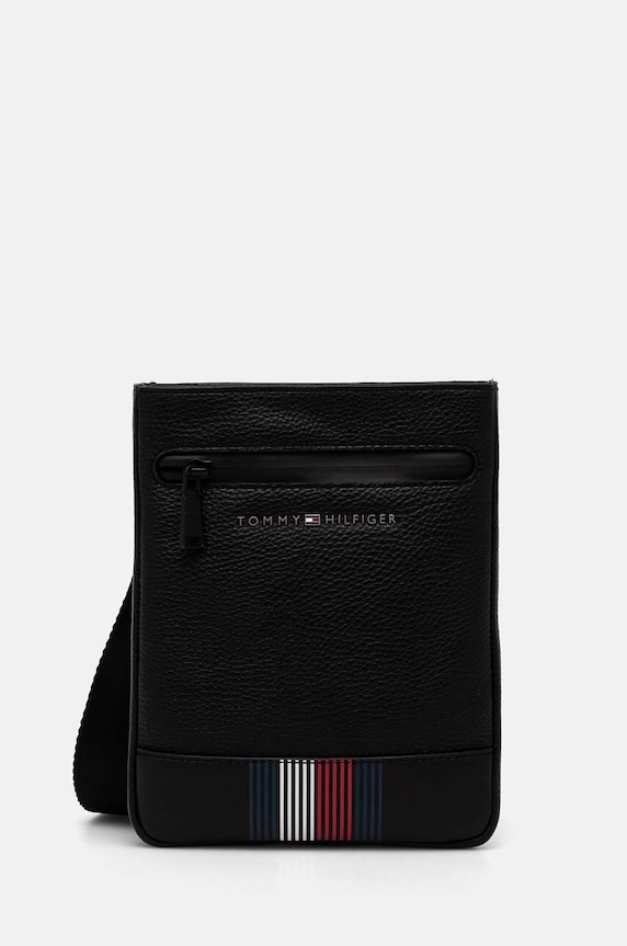 Ledvinka Tommy Hilfiger nevejde se A4 černá AM0AM12483