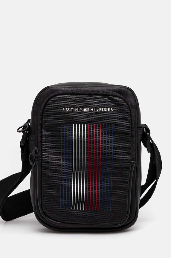 Tommy Hilfiger borseta nu incape in A4 negru AM0AM12457