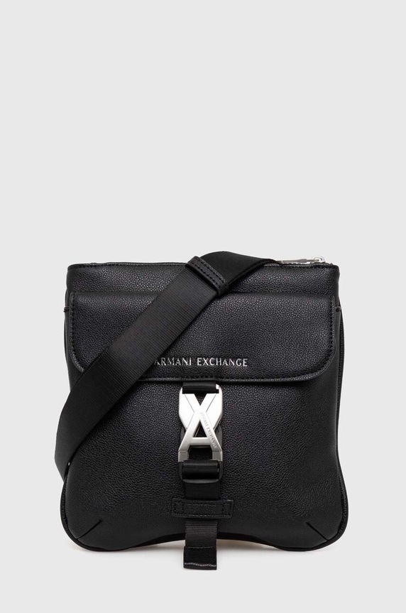 Armani Exchange saszetka nie mieści A4 czarny 952698.4F864