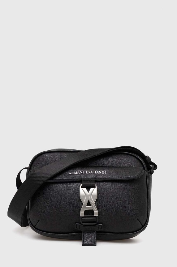 Armani Exchange saszetka nie mieści A4 czarny 952699.4F864