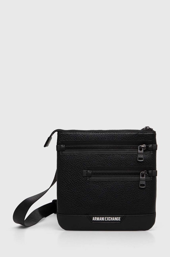 Ledvinka Armani Exchange hladký černá 952715.4F863