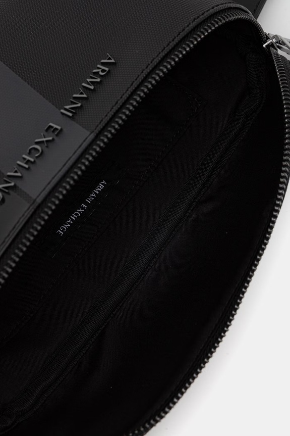 Armani Exchange torba oko struka za muškarce od imitacije kože XM000165.AF11935 crna