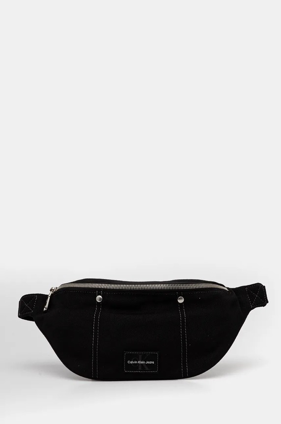 Τσάντα φάκελος Calvin Klein Jeans υφασμάτινο μαύρο K50K512552