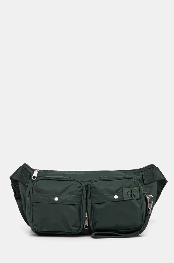 Чанта за кръст Calvin Klein Jeans изчистен зелен K50K512573