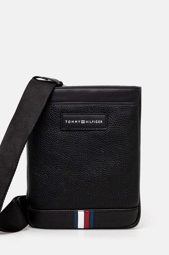 Tommy Hilfiger saszetka nie mieści A4 czarny AM0AM12708