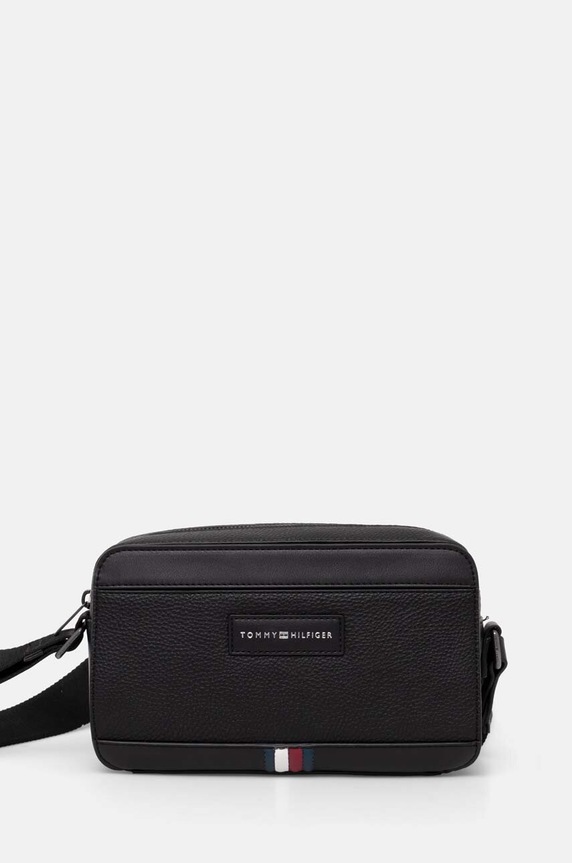 Tommy Hilfiger saszetka aplikacja czarny AM0AM12709