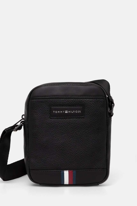 Tommy Hilfiger saszetka nie mieści A4 czarny AM0AM12711