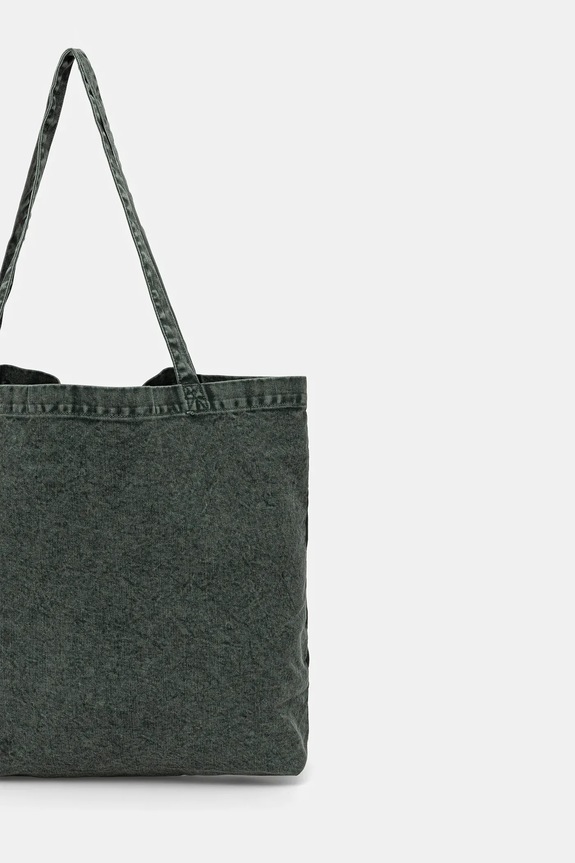 Akcesoria AllSaints torba bawełniana 38 x 35 x 12 cm M170XB zielony