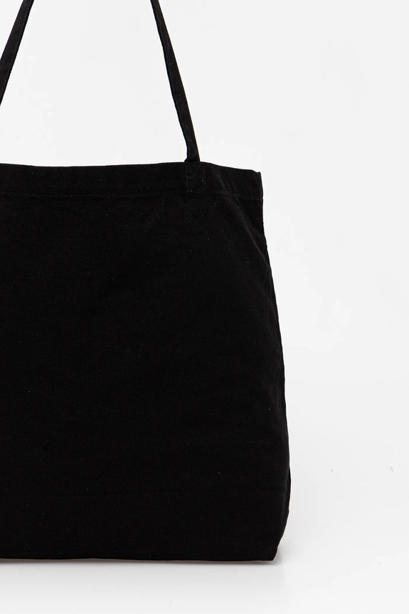 Accesorii AllSaints geantă de bumbac 38 x 35 x 12 cm M170XB negru