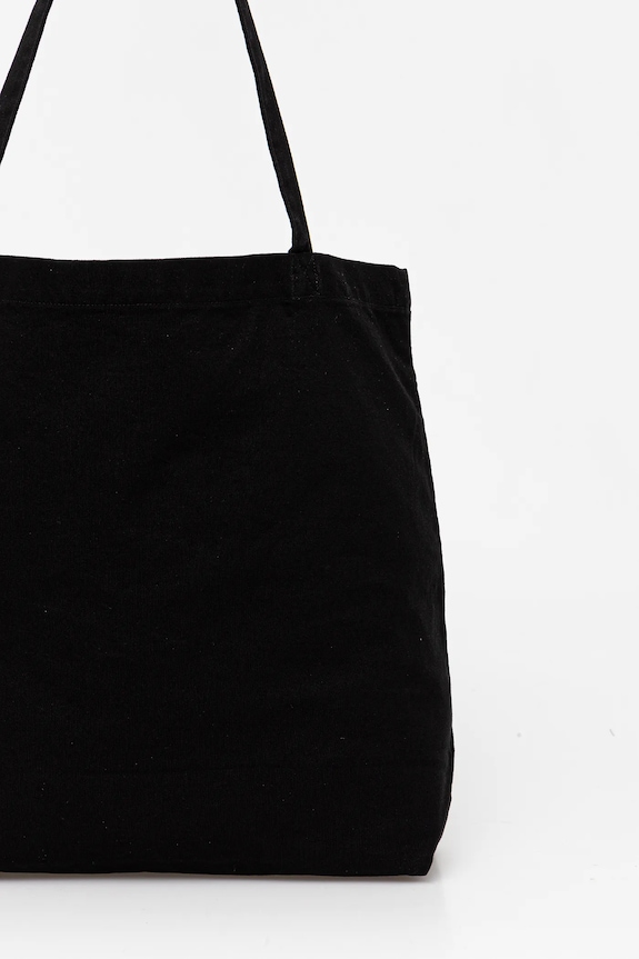 Accesorii AllSaints geantă de bumbac 38 x 35 x 12 cm M170XB negru