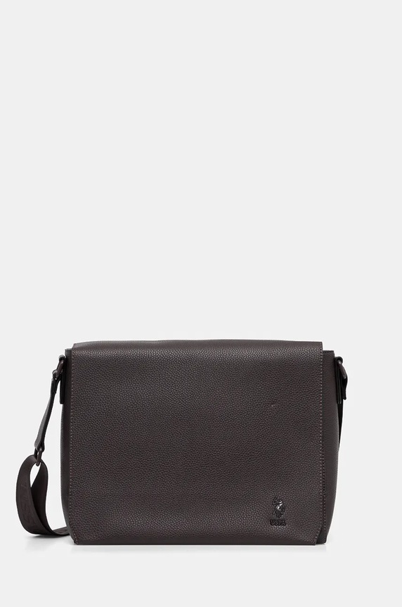 U.S. Polo Assn. geantă Seattle 31 x 26 x 12 cm uni maro BEUS35747MVP