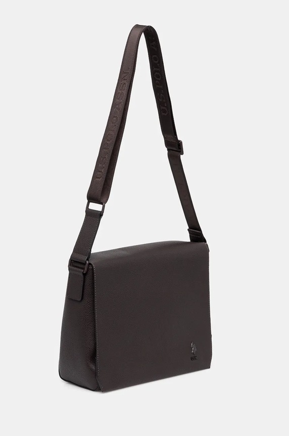 U.S. Polo Assn. geantă Seattle 31 x 26 x 12 cm BEUS35747MVP maro AW24