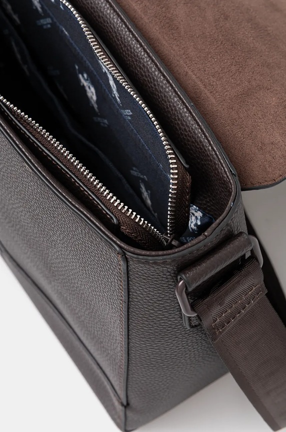 U.S. Polo Assn. geantă Seattle 31 x 26 x 12 cm BEUS35747MVP maro