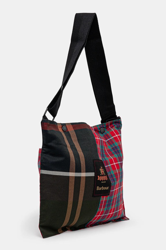 Baracuta cotton bag Barbour x Baracut Tartan Bag BRBAG0026 red AW24