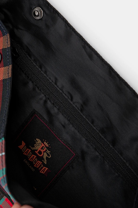 Baracuta cotton bag Barbour x Baracut Tartan Bag BRBAG0026 red