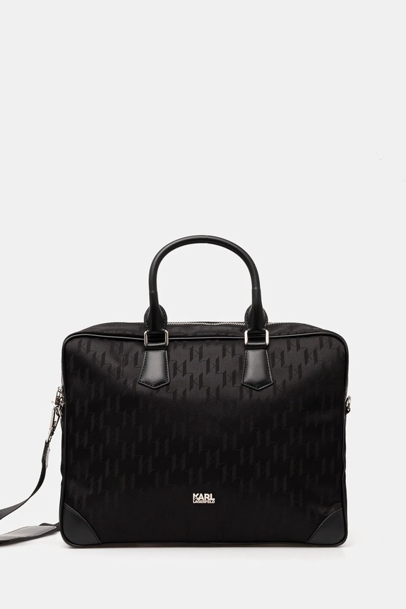 Taška na notebook Karl Lagerfeld vzorovaný čierna 544117.805905