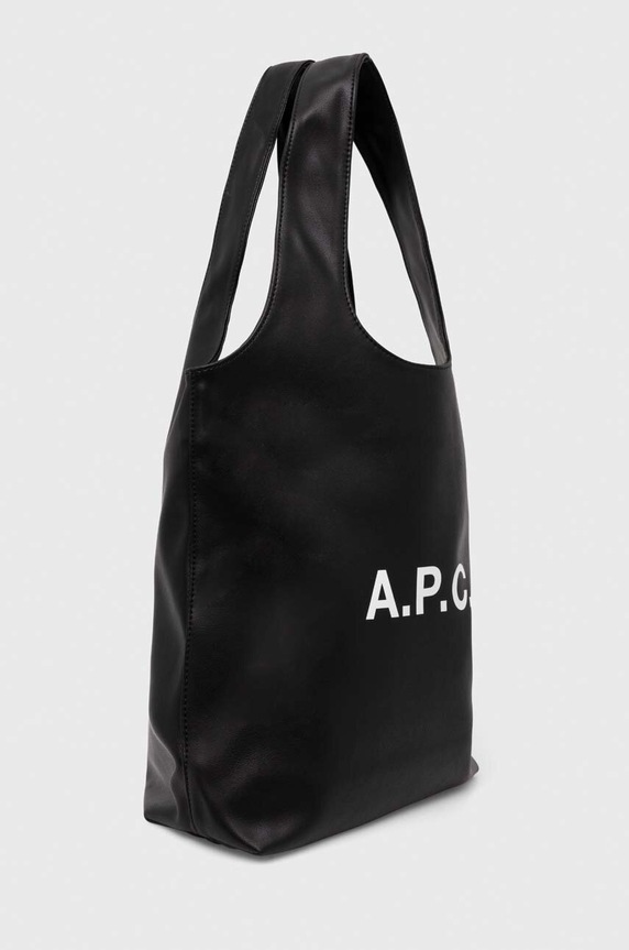 Τσάντα A.P.C. tote ninon small PUAAT.M61861 μαύρο SS26