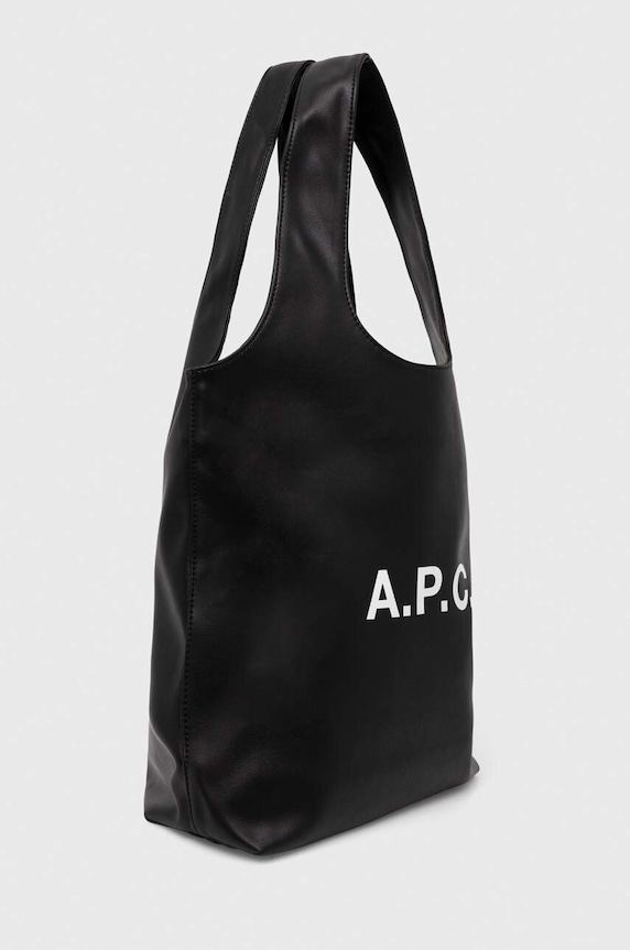 Τσάντα A.P.C. tote ninon small PUAAT.M61861 μαύρο SS26