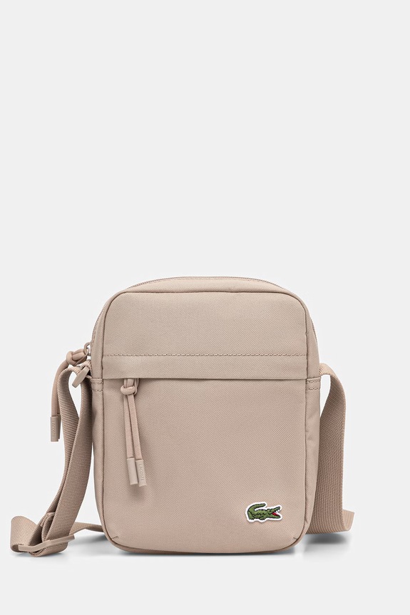 Lacoste φάκελος που φοριέται στον ώμο μπεζ NU4788NE
