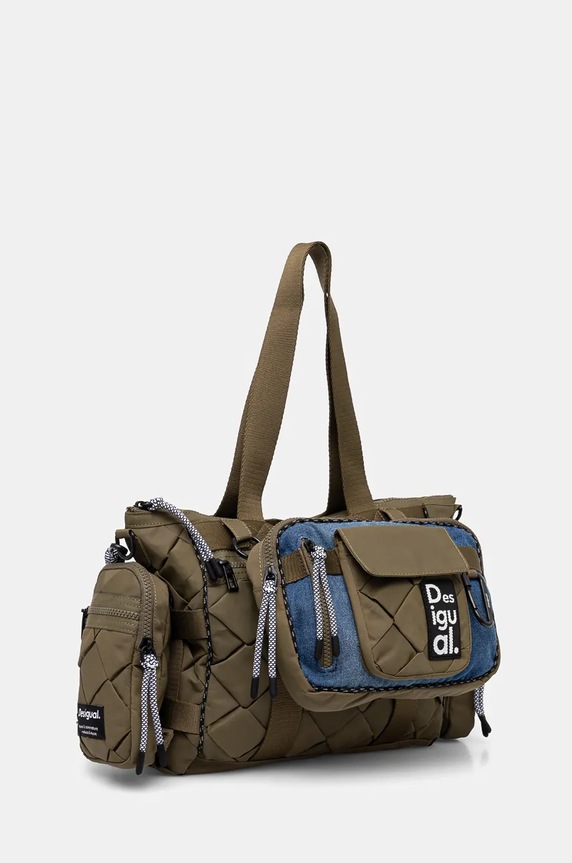 Desigual geanta REPRISE MODULARIS BRAI 24WAXY42 verde AW24