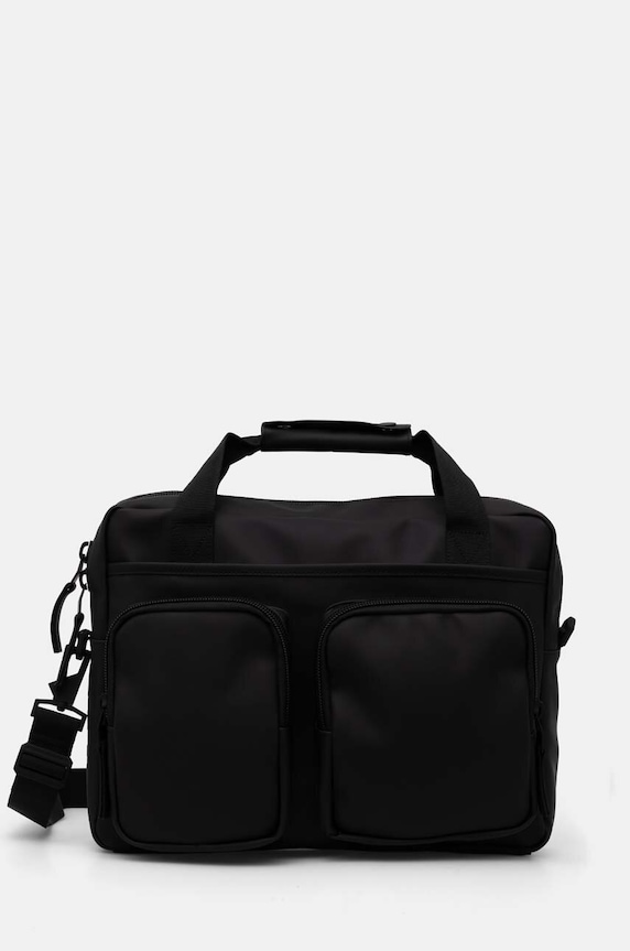 Torba za laptop Rains Texel Tech Bag W3 odgovara formatu A4 crna 14250.01