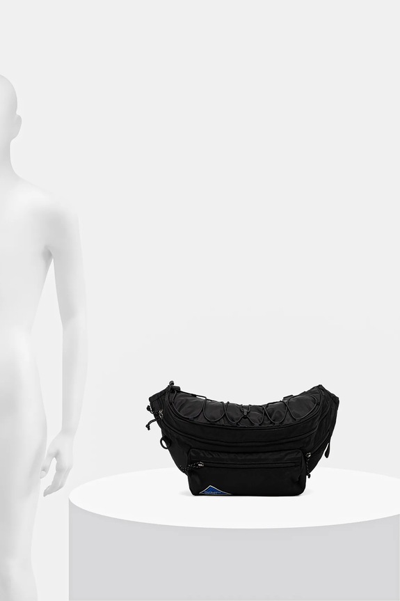 Ledvinka thisisneverthat Washed Nylon Lumbar Pack TN243WBASB02