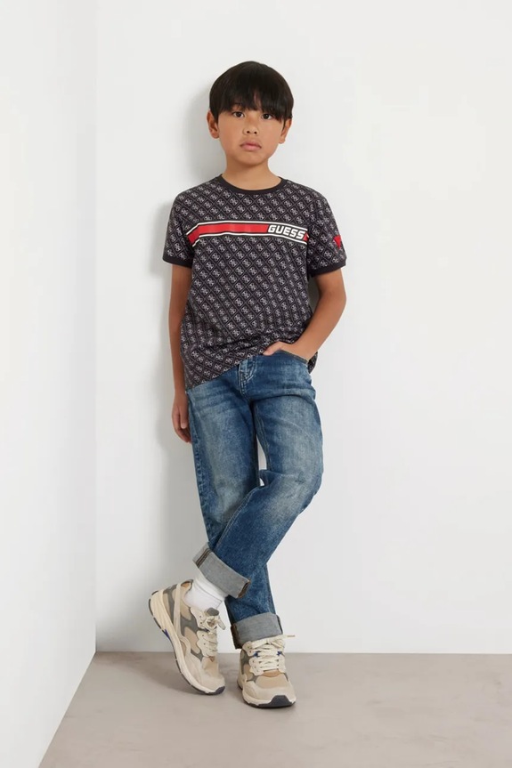 Guess t-shirt dziecięcy wzorzyste szary L4YI47.J1314.9BYH