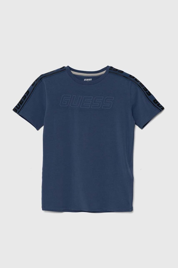Guess tricou copii imprimeu bleumarin L4YI50.J1314.9BYH