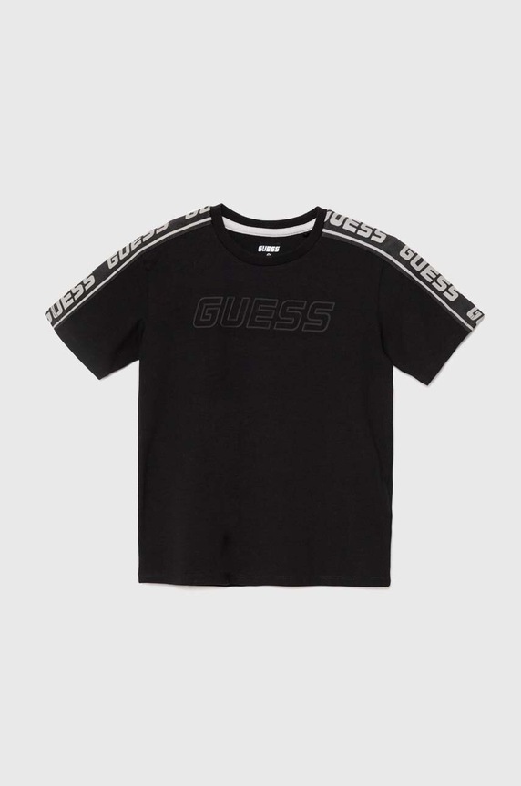 Guess tricou copii imprimeu negru L4YI50.J1314.9BYH