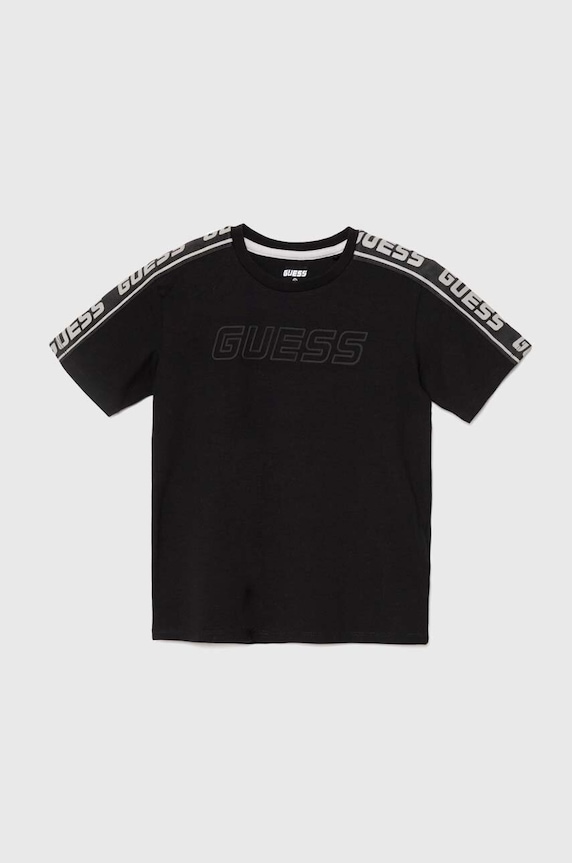 Guess tricou copii imprimeu negru L4YI50.J1314.9BYH