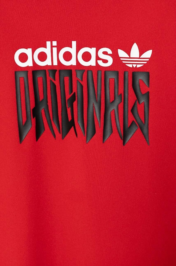 Παιδικό μπλουζάκι adidas Originals FOOTBALL TEE κόκκινο IZ4631