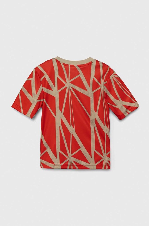 Chłopiec adidas Performance t-shirt dziecięcy FCB PRESHI JD8333 czerwony