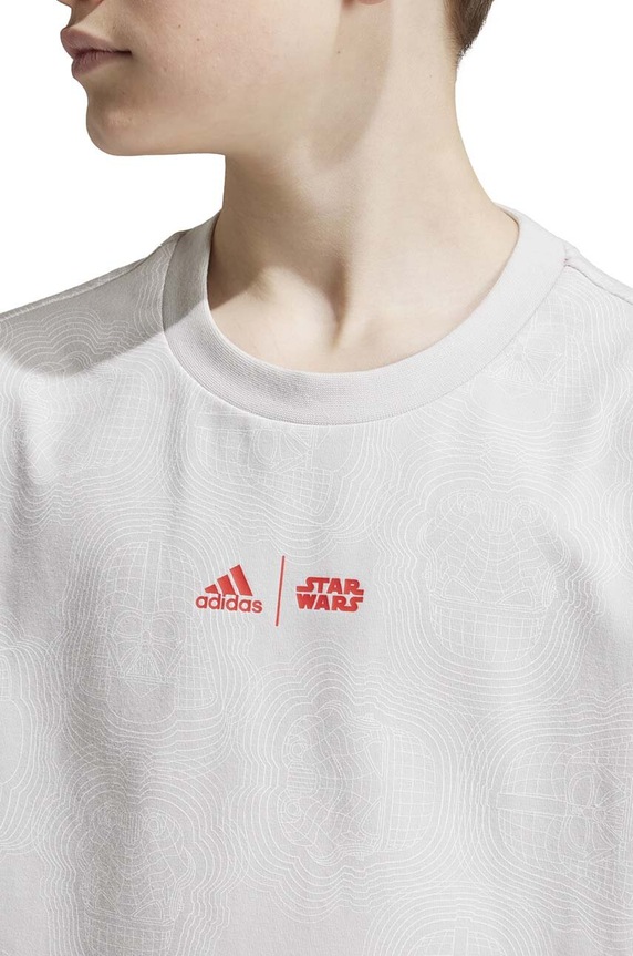 Detské tričko adidas J SW ZNE T sivá IW0647