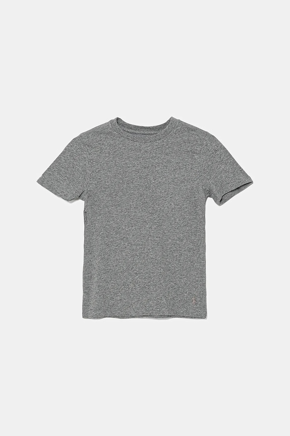 Chłopiec Polo Ralph Lauren t-shirt bawełniany dziecięcy 3-pack 9P5030 szary