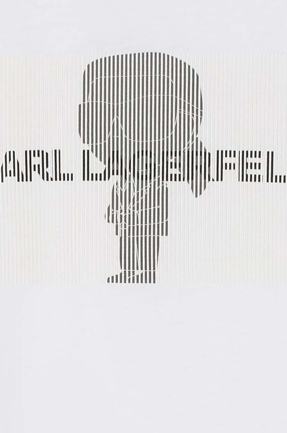 Băieți Karl Lagerfeld tricou de bumbac pentru copii Z30239.162.174 alb