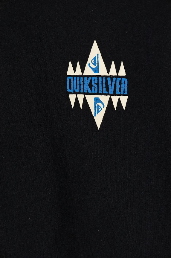 Bavlněné tričko Quiksilver GEO QUIK SS EQBZT04773 černá AW24