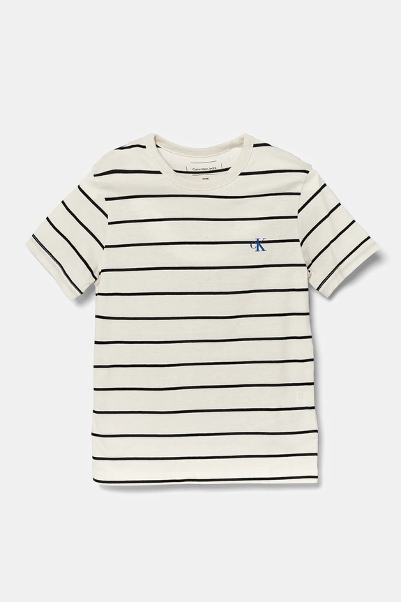 Chłopiec Calvin Klein Jeans t-shirt bawełniany dziecięcy 2-pack IB0IB02406.128.176.9BYH szary