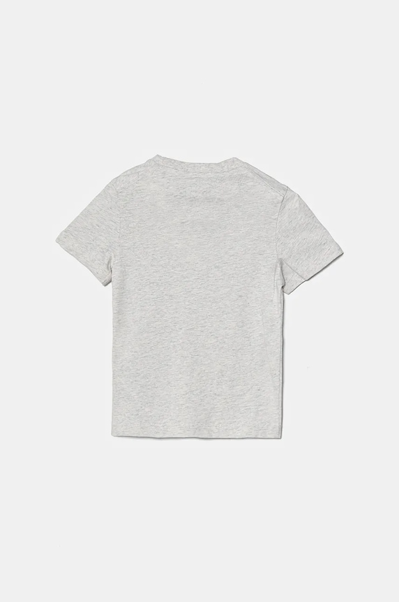 Detské bavlnené tričko Calvin Klein Jeans IU0IU00676.128.176.9BYH sivá AW24