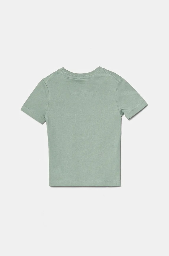 Chłopiec Calvin Klein Jeans t-shirt bawełniany dziecięcy IU0IU00678.104.116.9BYH zielony