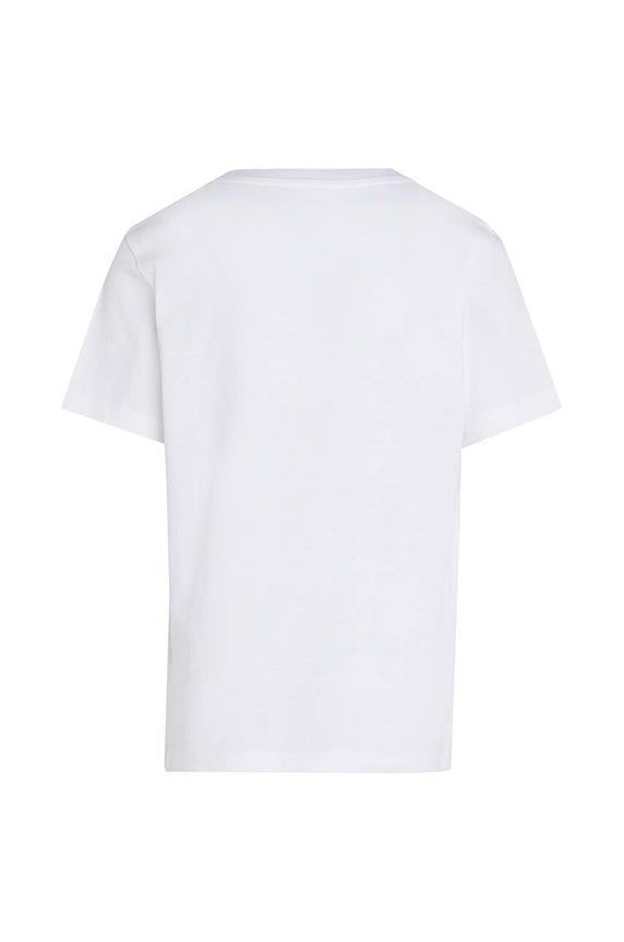 Chlapec Detské bavlnené tričko Calvin Klein Jeans IU0IU00683.104.116.9BYH biela