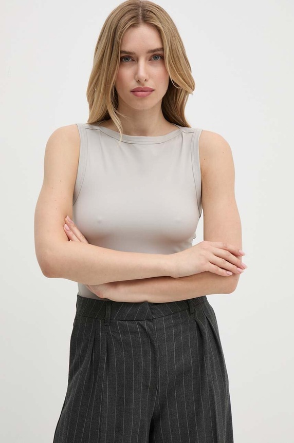Calvin Klein top beżowy K20K207256