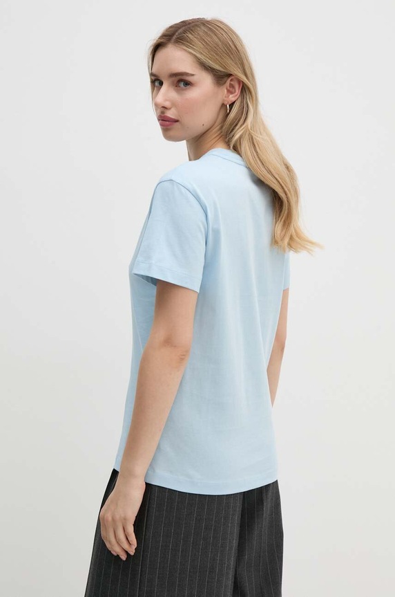 Ruházat Calvin Klein pamut póló K20K207215 kék