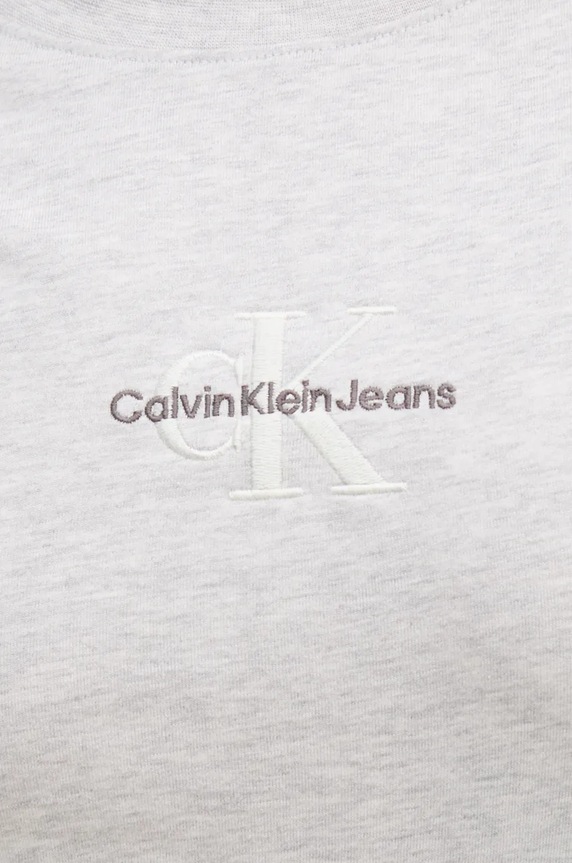 Calvin Klein Jeans t-shirt bawełniany J20J223563 szary