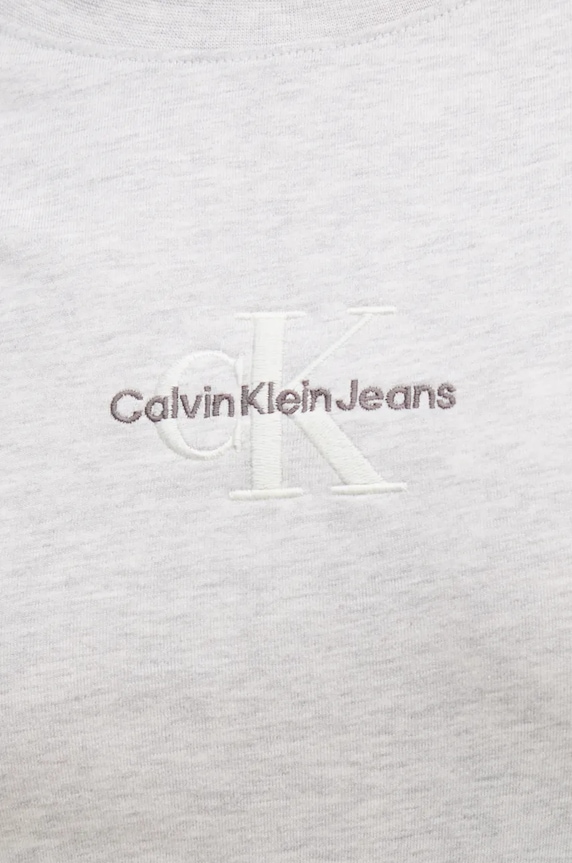 Calvin Klein Jeans t-shirt bawełniany J20J223563 szary
